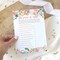 Baby in Bloom Baby Shower Price is Right Game, Pink Floral Boho Girl Baby Shower Game Cards